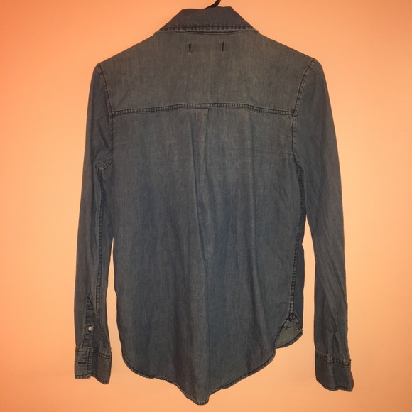Aeropostale Size S Button Down Denim Look - Picture 2 of 4